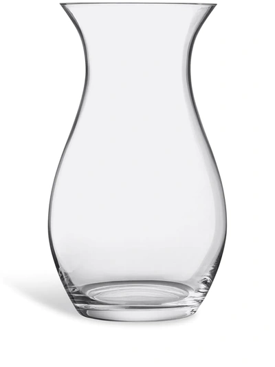 Lsa International Flower Tall Posy Glass Vase In Neutrals