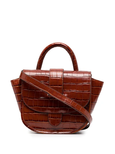 Loeffler Randall Giselle Top-handle Cross-body Bag In Brown
