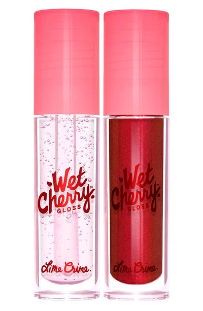 Lime Crime Chart Toppers Wet Cherry Gift Set ($36 Value) In N,a