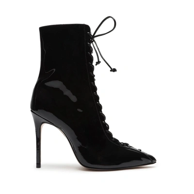 Schutz Women's Anaiya Lace Up High Heel Booties In Black