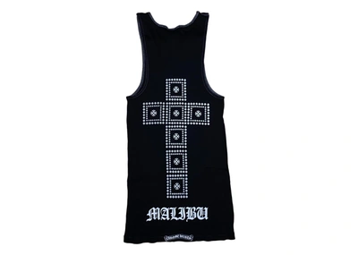 Pre-owned Chrome Hearts  Malibu Exclusive Cross Tank Top Black