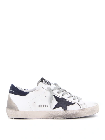 Golden Goose Sneakers Tallone Nero Bianche In White