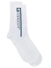 Givenchy Logo Socks In White