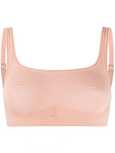 Wolford 3w Skin Contouring Cotton Bra In Neutrals