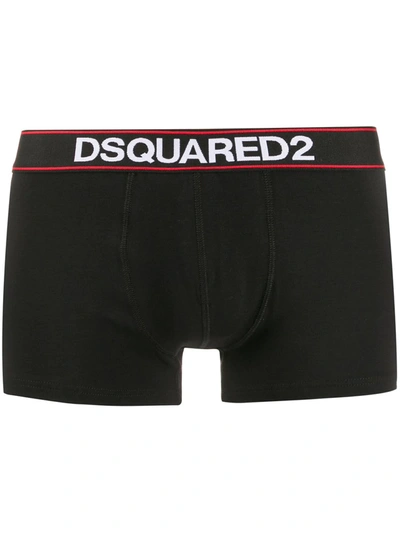 Dsquared2 Underwear Slim Fit Boxers In Black