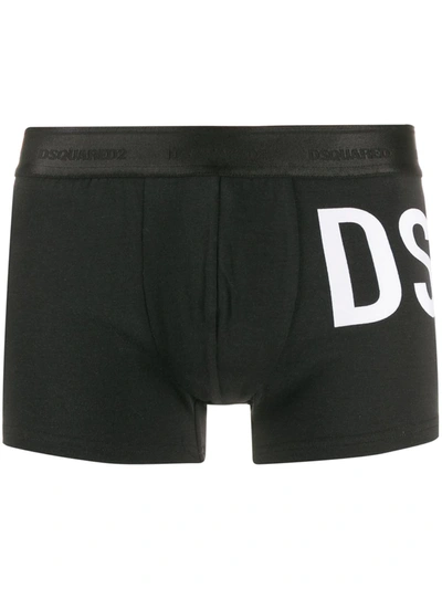 Dsquared2 Underwear Logo Boxers In Black