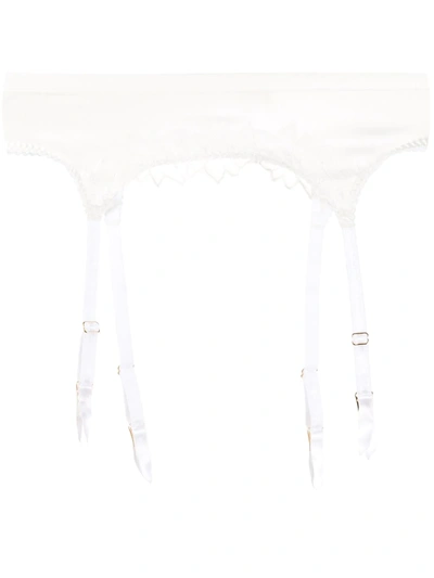 Myla Colville Mews Suspender Belt In White