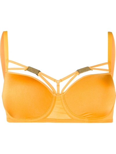 Marlies Dekkers Free Love Multi-strap Balcony Bra In Orange