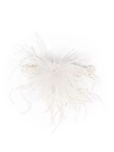 Gilda & Pearl Esme Silk Garter In White