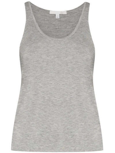 Skin Laura Scoop Neck Waistcoat In Grey