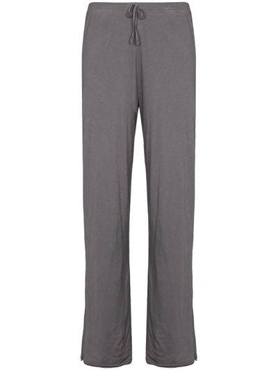 Skin Guinevere Drawstring Loungewear Trousers In Grey