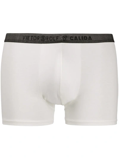 Viktor & Rolf Pack Of Two Printed Boxers In White