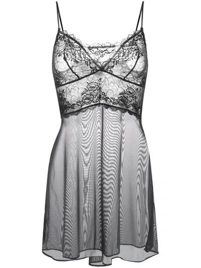 Wacoal Perfection Lace Chemise In Grey