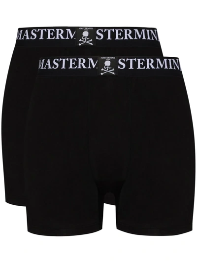 Mastermind Japan Logo-band Two-set Boxer Shorts In Black