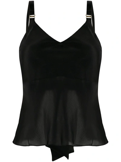 Bordelle Open-back Top In Black