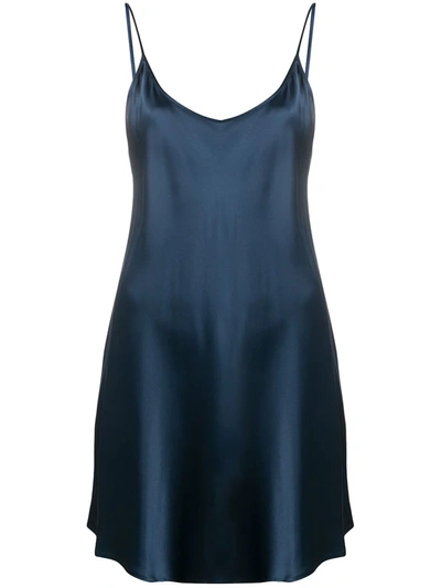 La Perla Cami Night Dress In Blue