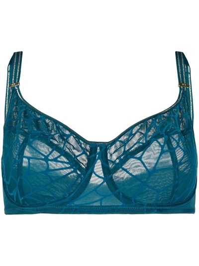 Marlies Dekkers The Adventures Balcony Bra In Blue