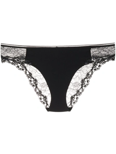 La Perla Lace Inserts Briefs In Black