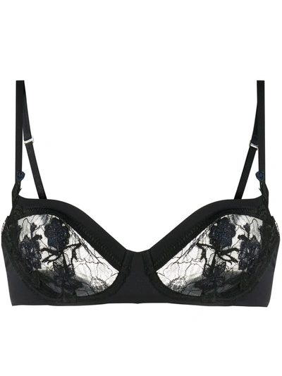 La Perla Leavers Lace Balconette Bra In Black