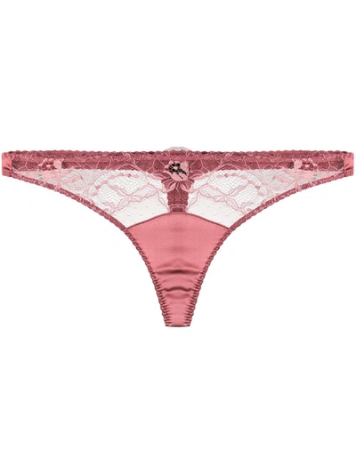 Fleur Of England Bisou Thong In Pink