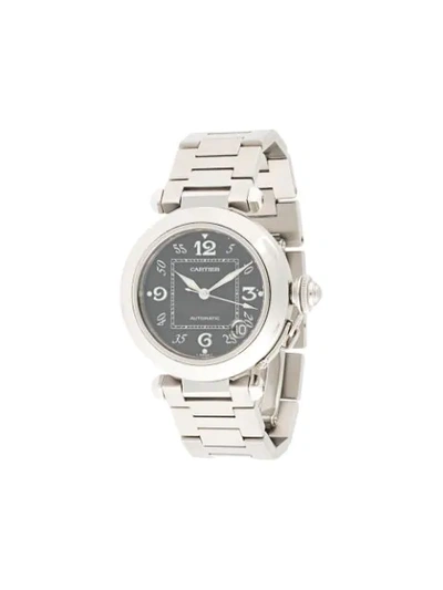 Pre-owned Cartier 2000s   Pasha 35mm In Silver