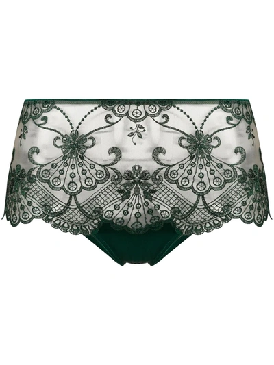 Id Sarrieri Midnight Dream High Waist Brief In Green