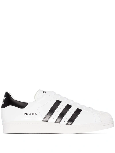 Adidas Originals X Prada 'superstar' Sneakers In White