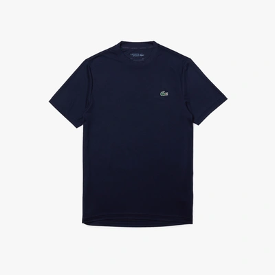 Lacoste Men's Sport Breathable Piqué T-shirt - Xxl - 7 In Blue