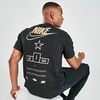 Nike Men's Sportswear Metallic T-shirt In Black