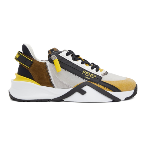 Fendi Multicoloured Flow Low Top Sneakers In F1c2f Multi | ModeSens