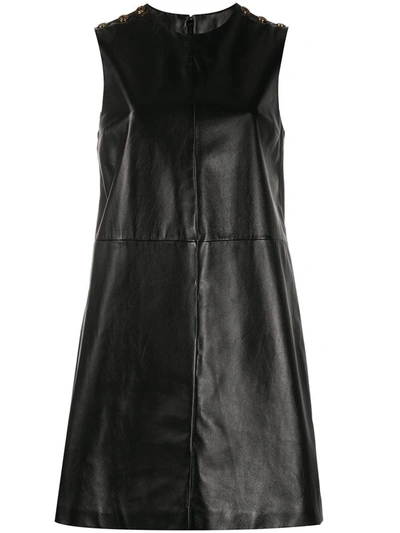 Gucci Round-neck Shift Dress In Black