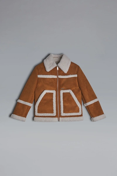 Dsquared2 Unisex Jacket/blazer In Camel