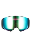 Smith 4d Mag 203mm Snow Goggles In Black/ Green Mirror