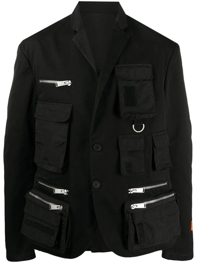 Heron Preston Multi-pocket Jacket In Black