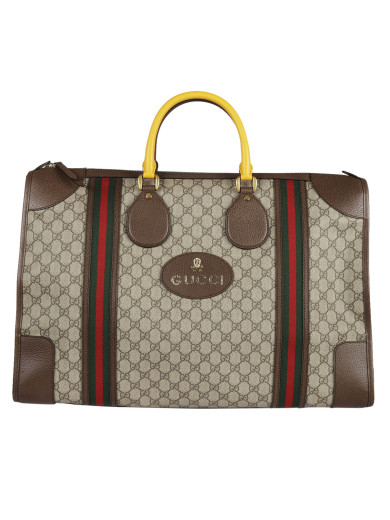 Gucci Gg Supreme Duffle Bag In Beige/ebony | ModeSens