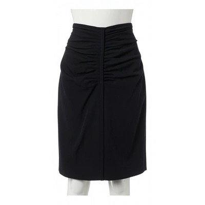 Pre-owned Balenciaga Wool Mini Skirt In Black