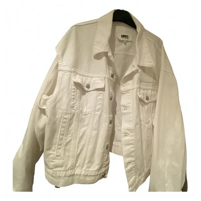 Pre-owned Mm6 Maison Margiela Jacket In White
