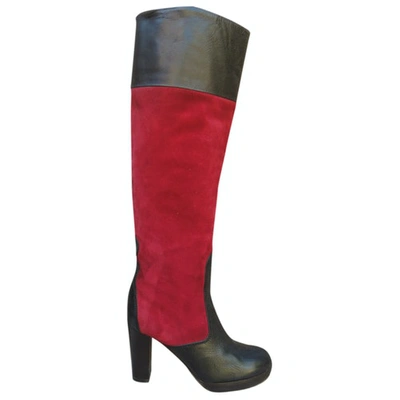 Pre-owned Chloé Boots In Red