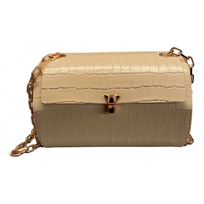 Pre-owned The Volon Leather Handbag In Beige