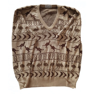 Pre-owned Burberry Brown Cotton Knitwear & Sweatshirts