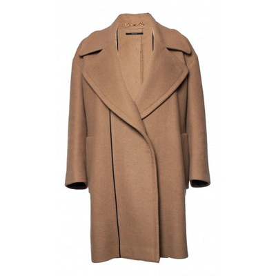 Pre-owned Gucci Cashmere Peacoat In Camel