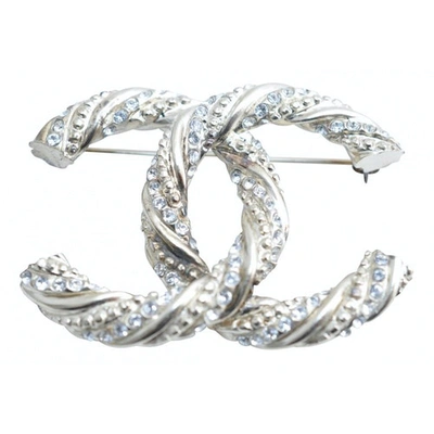 Pre-owned Chanel Silver Silver Pins & Brooches