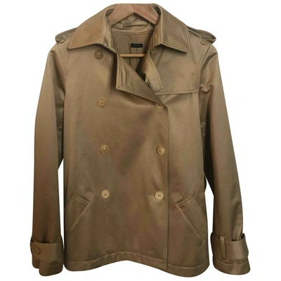 Pre-owned Joseph Trench Coat In Camel