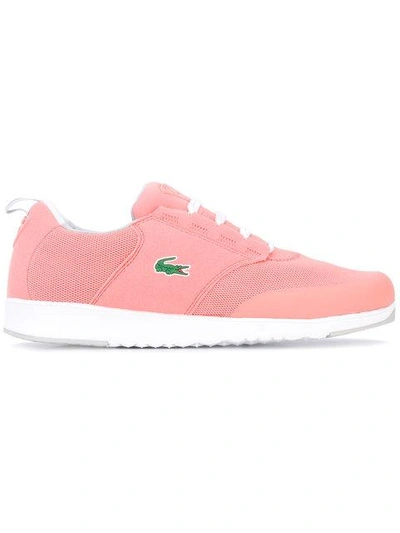 Lacoste Lace Up Sneakers - Pink