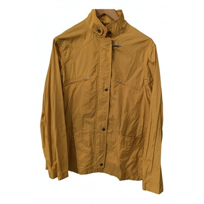 Pre-owned Fay Trench Coat In Yellow
