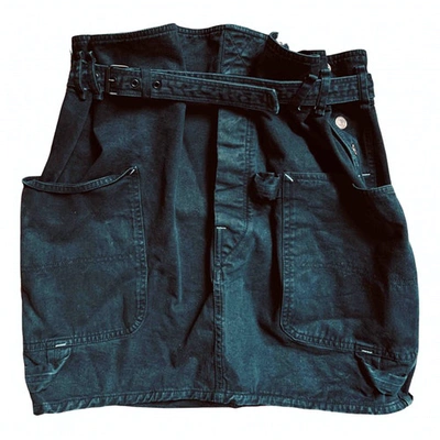 Pre-owned Isabel Marant Black Denim - Jeans Skirt