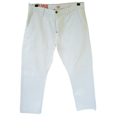 Pre-owned Alpha Industries Trousers In White