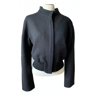 Pre-owned Ter Et Bantine Wool Short Vest In Black