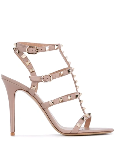 Valentino Garavani Rockstud Sandals In Pink