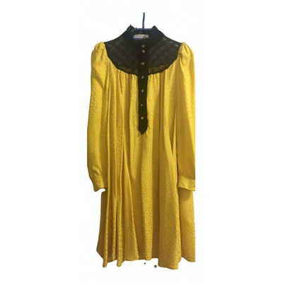 Pre-owned Philosophy Di Lorenzo Serafini Mini Dress In Yellow